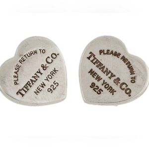 Tiffany & Co. Silver Heart Earrings